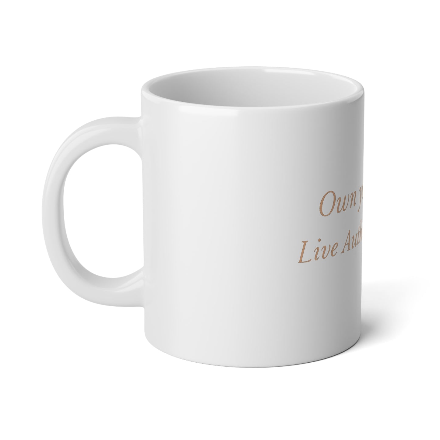 20oz Jumbo Mug - I Live Authentically - Cozy & Authentic AF