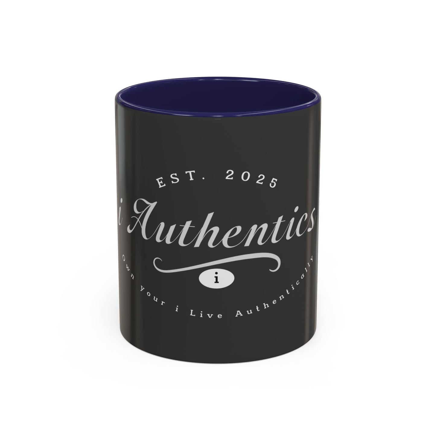 Live Authentically Coffee Mug - Black & White Accent, Perfect Gift for Coffee Lovers