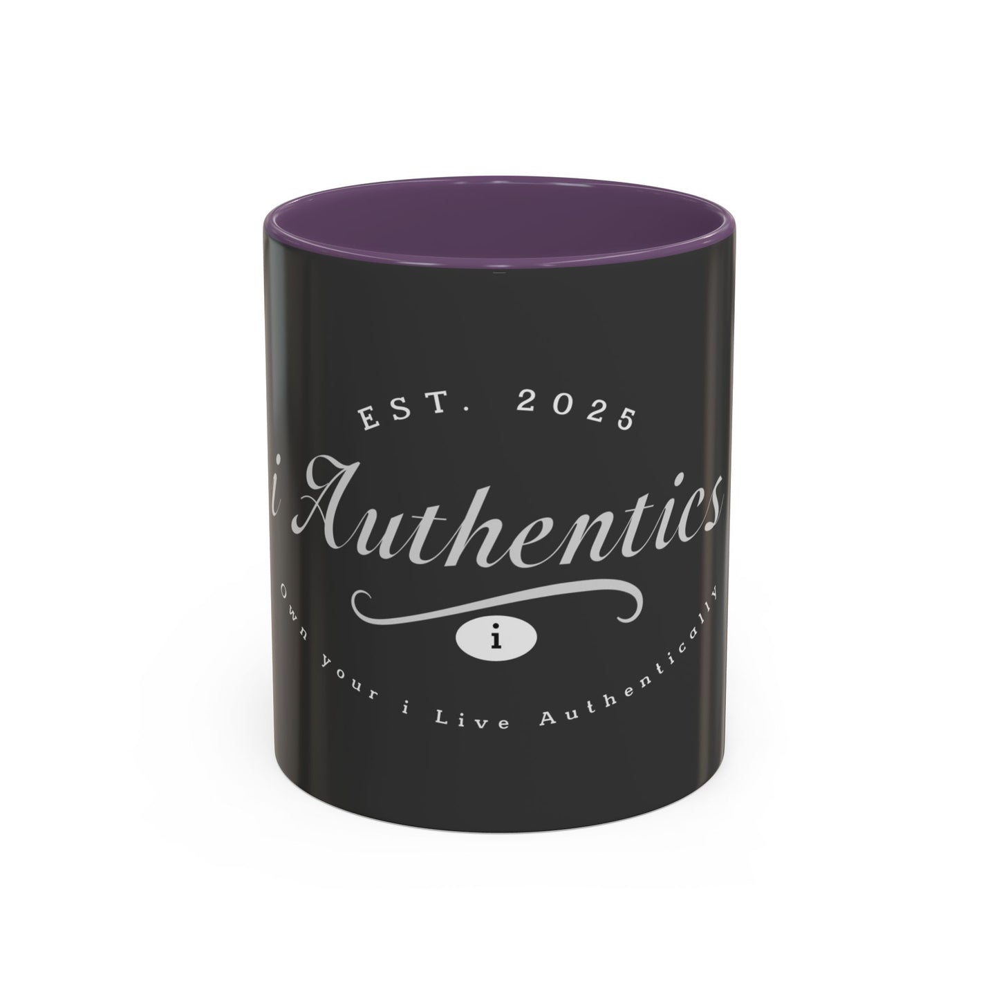 Live Authentically Coffee Mug - Black & White Accent, Perfect Gift for Coffee Lovers