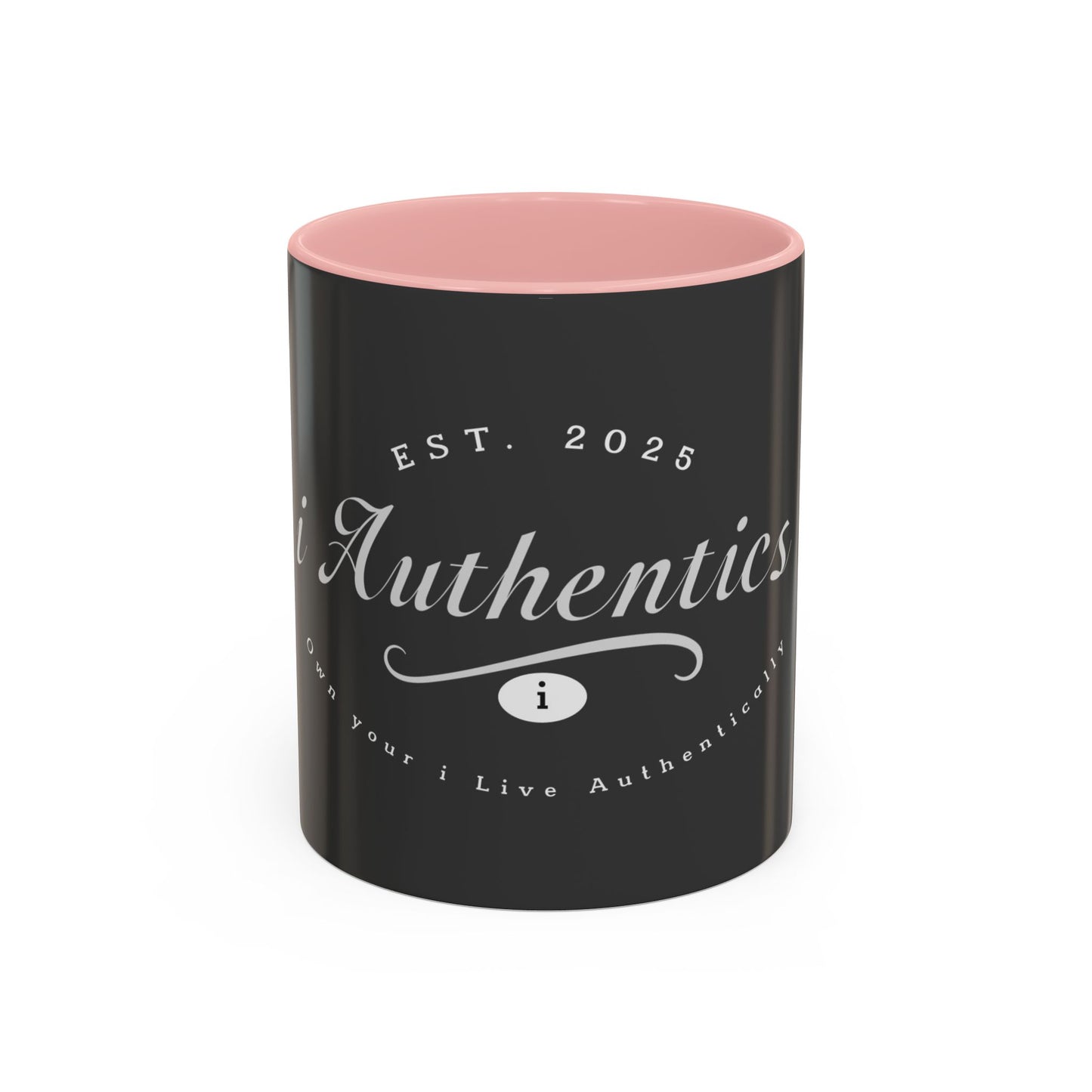 Live Authentically Coffee Mug - Black & White Accent, Perfect Gift for Coffee Lovers