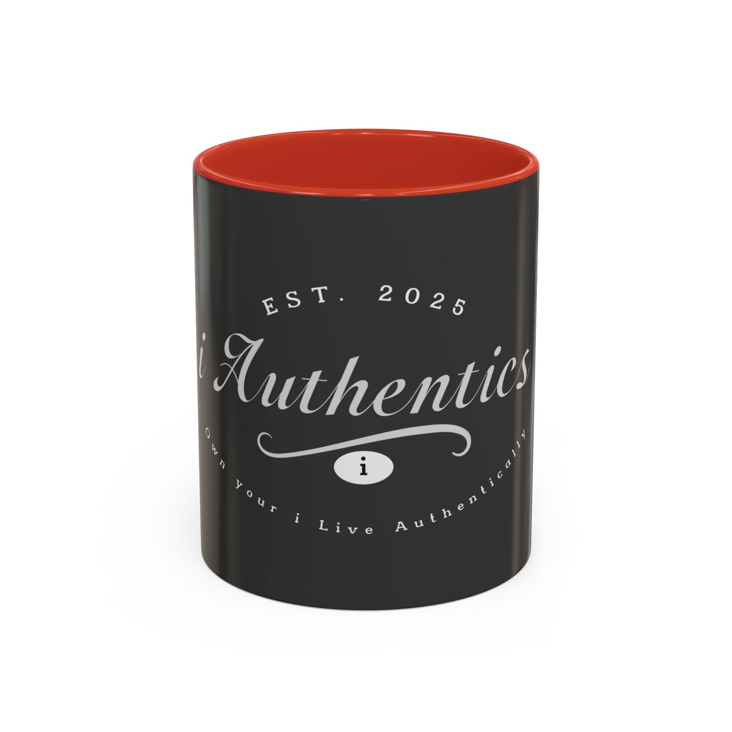 Live Authentically Coffee Mug - Black & White Accent, Perfect Gift for Coffee Lovers