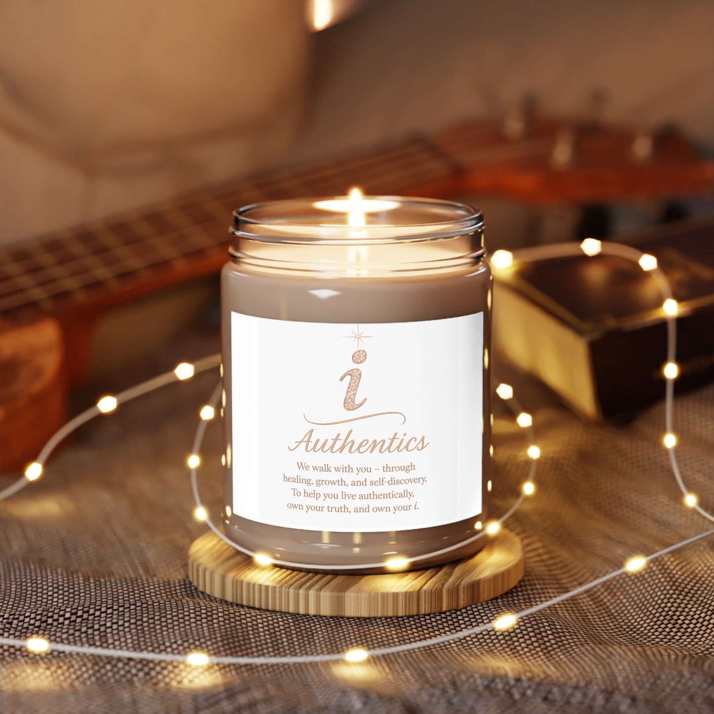 Authentics 9oz Scented Candle - Embrace Growth & Healing