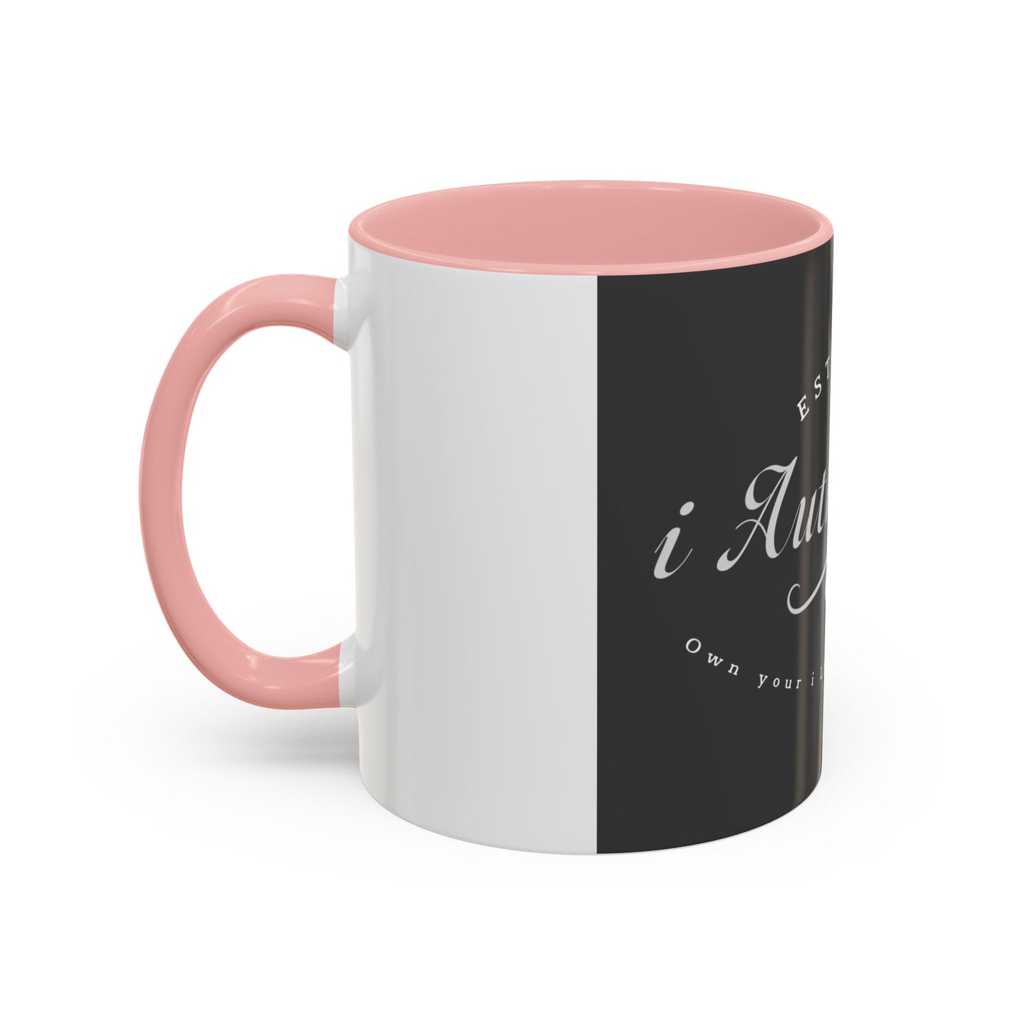 Live Authentically Coffee Mug - Black & White Accent, Perfect Gift for Coffee Lovers