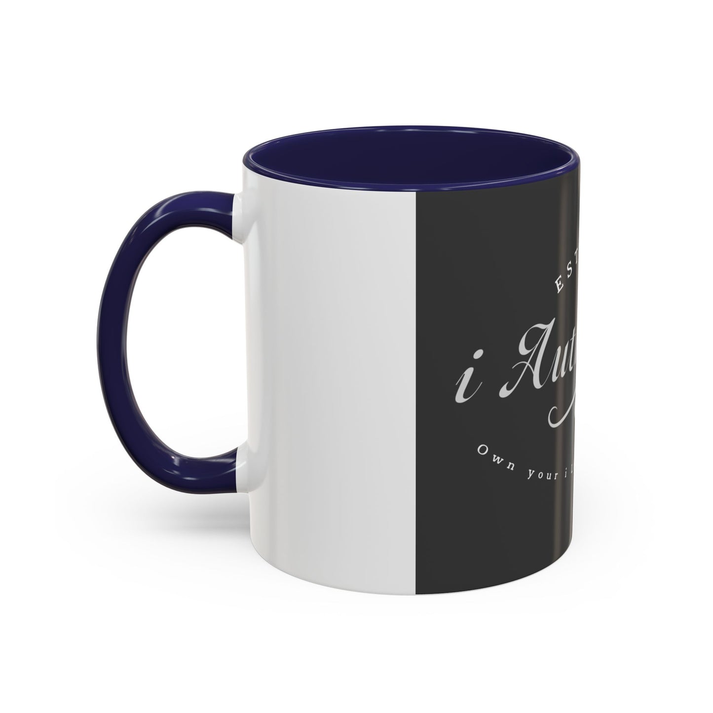 Live Authentically Coffee Mug - Black & White Accent, Perfect Gift for Coffee Lovers