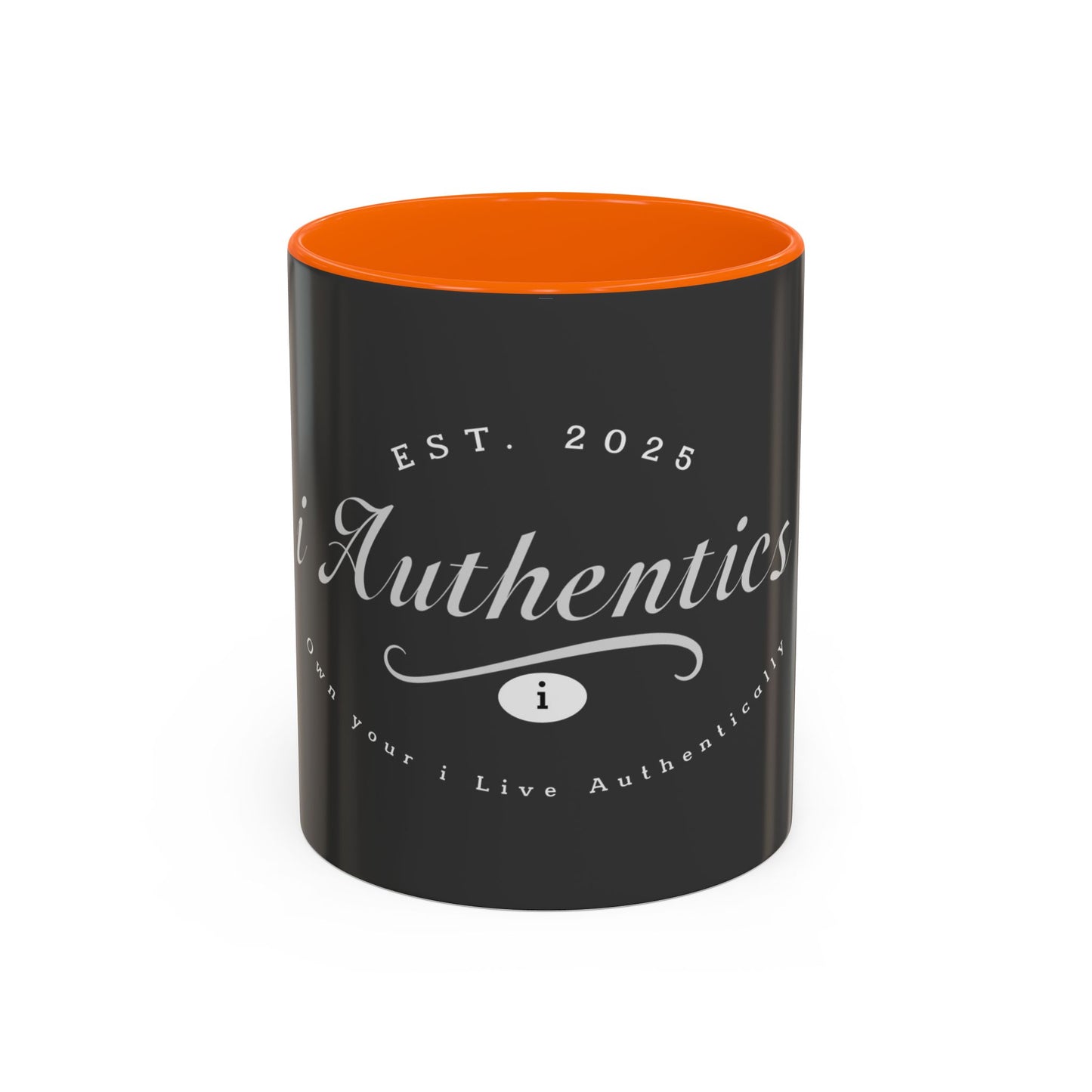 Live Authentically Coffee Mug - Black & White Accent, Perfect Gift for Coffee Lovers