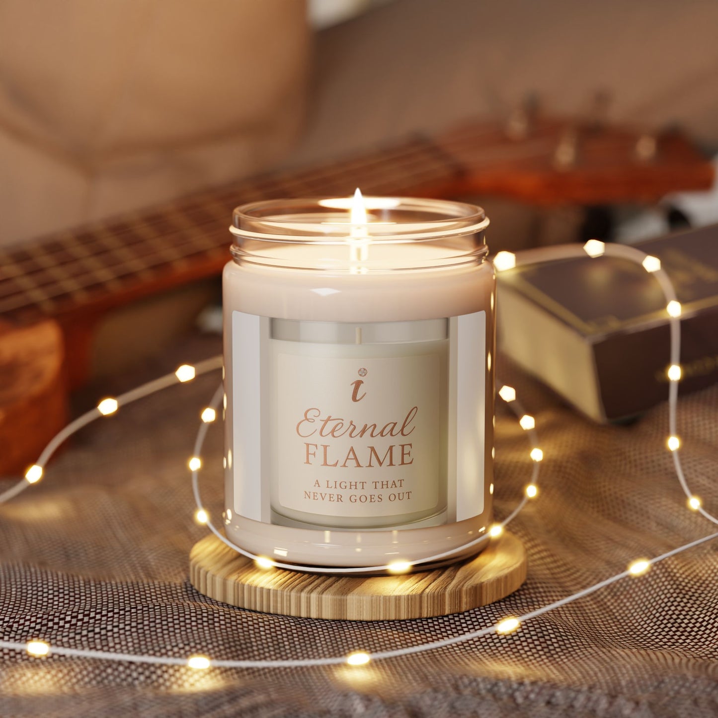Eternal Flame Scented Soy Candle - 9oz | A Light That Never Goes Out
